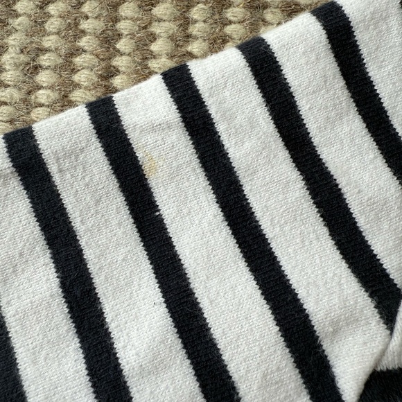 Petit Bateau Navy and White Striped Kids Shirt, 18 months - Picture 5 of 5